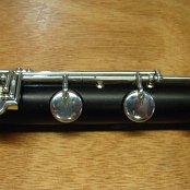 B-Foot with custom made Sterling Silver keywork