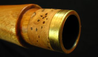 Capped Main tenon on a Cast Bore C-Foot flute in Tarara